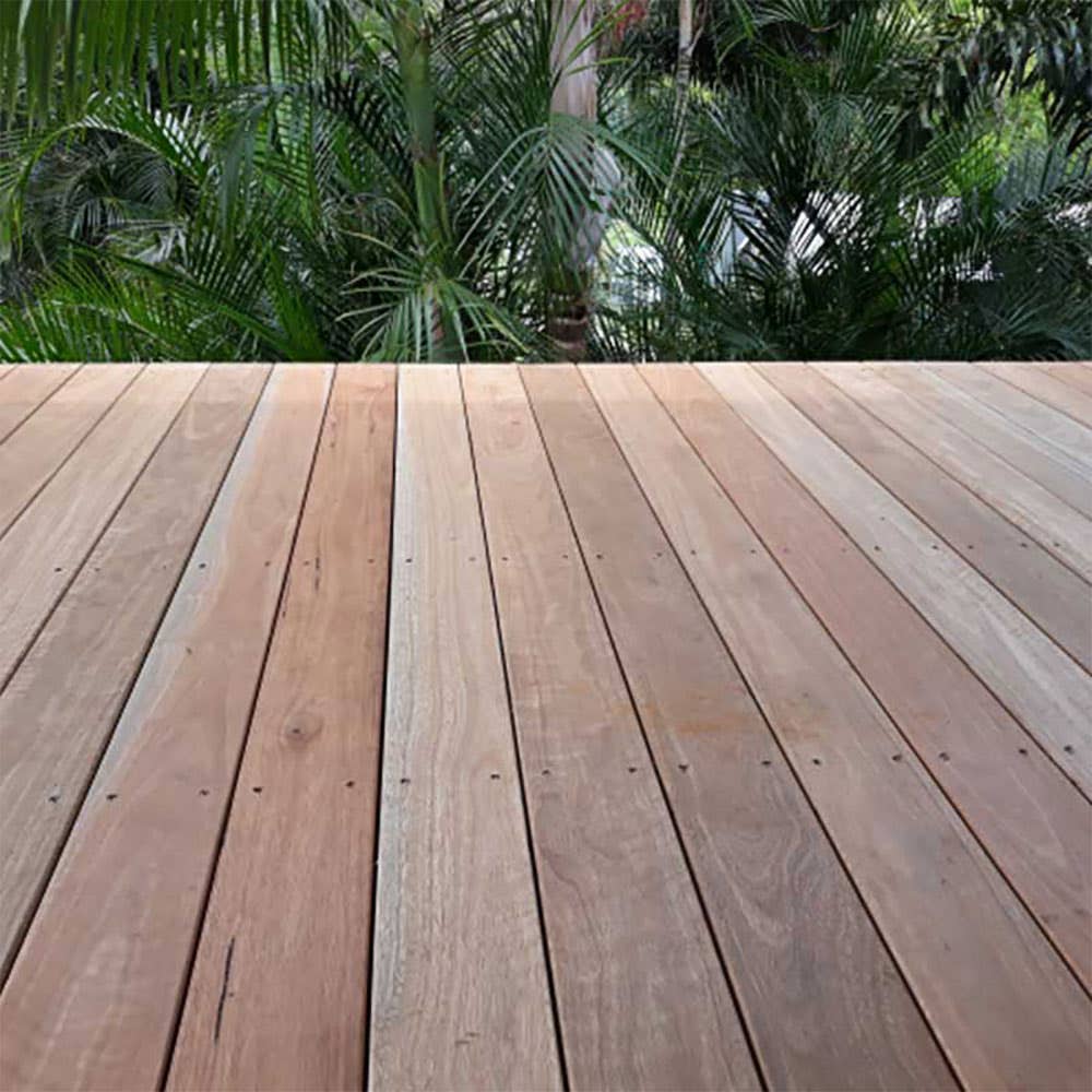 Spotted gum outlet decking