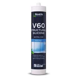 BOSTIK V60 NON-ACETIC GLAZING GREY 300G