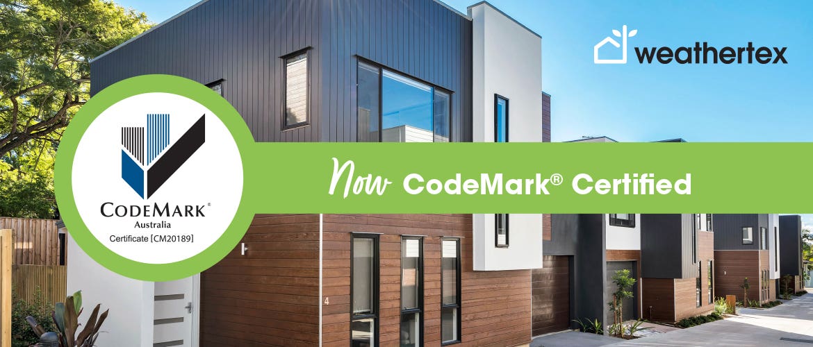 Weathertex is now CodeMark certified