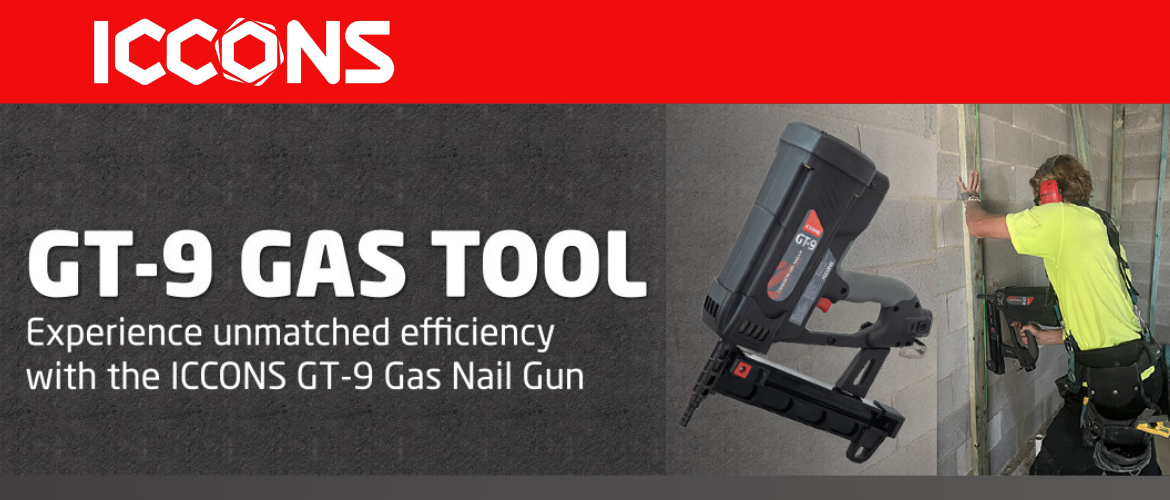 Revolutionise Your Nailing with the ICCONS GT-9 Concrete Nailer 