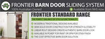 Frontier Barn Door Sliding System from Hume Doors