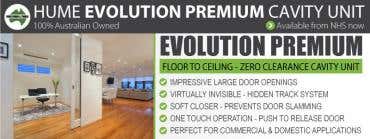 Floor to ceiling zero clearance cavity units