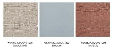 Weathertex replaces Ecowall with Weathergroove 1200mm