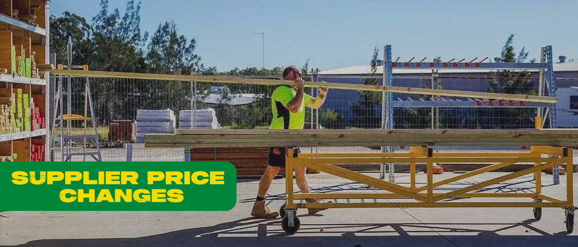 Supplier Price Changes 1.06.2025
