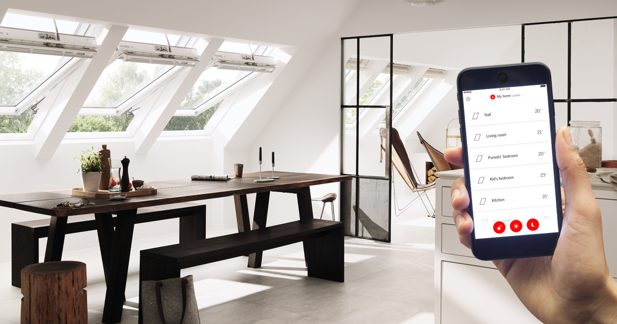 Velux Active bringing in natural light into the Smart Home