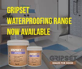 Gripset waterproofing range available from NHS